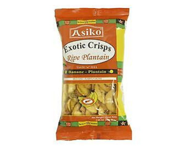 Exotic plantain chips (natural)